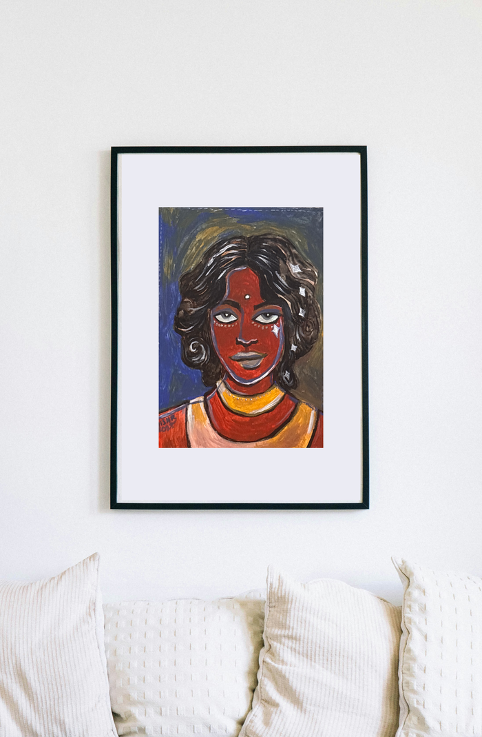 I am enough - a4 original