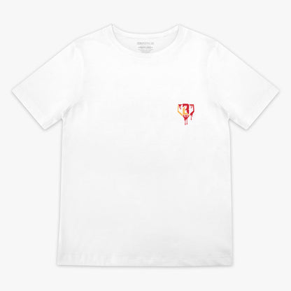 White Ice Cream Cherry youth graphic tee — front view