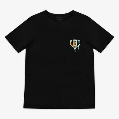Mint Ice Cream Baseball Black Shirt
