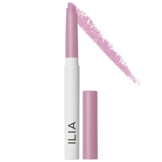 Ilia Eye Stylus Shadow Stick with long-lasting cream eyeshadow in a sleek black tube, shown in a close-up image.
