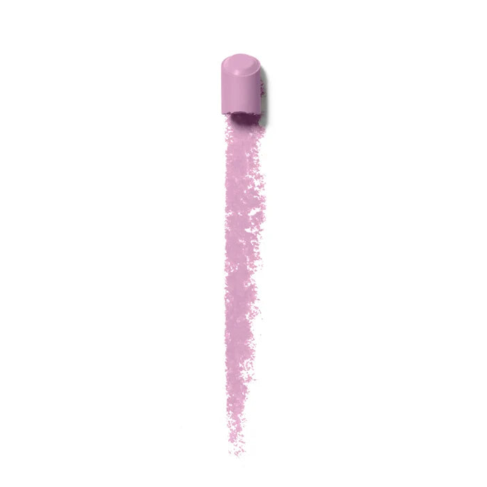 Ilia Eye Stylus Shadow Stick, a long-lasting cream eyeshadow in a sleek black container, with the product cap removed revealing the shadow.