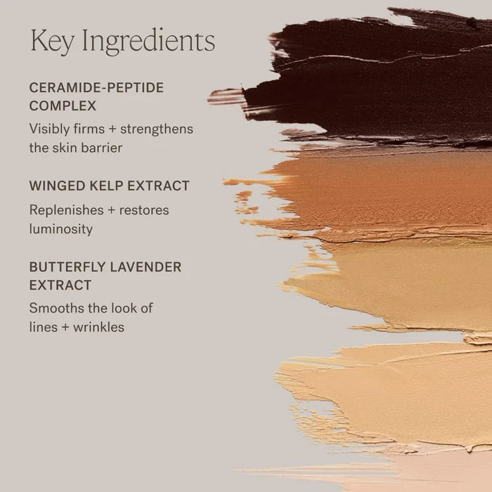 Ilia Skin Rewind Blurring Foundation and Concealer Complexion Stick in various shades, new in box, close-up of product packaging