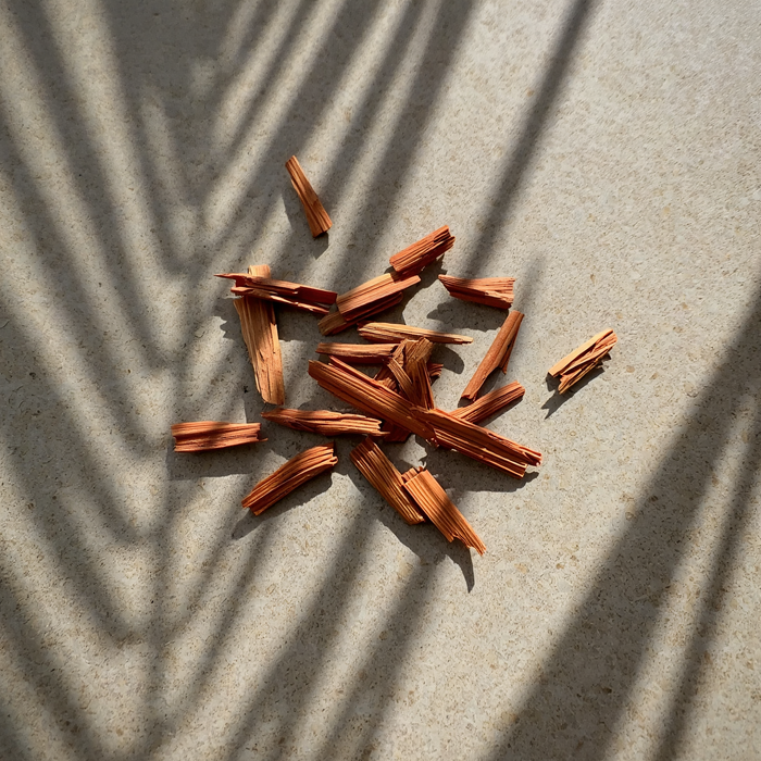 'Iliahi Sandalwood on background with shadow