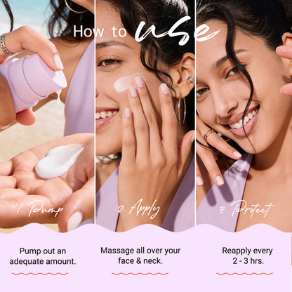 Illuminate+ Dewy Gel Sunscreen SPF 50+ PA++++ with 2% Arbutin-Hyaluron Complex™ & Wild Berries - 50g