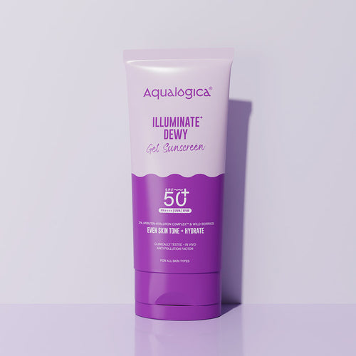 Illuminate+ Dewy Sunscreen In-Vivo Tested SPF 50+ PA++++ with Wild Berries & Alpha Arbutin - 80 g