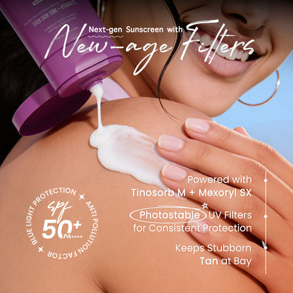 Illuminate+ Dewy Sunscreen In-Vivo Tested SPF 50+ PA++++ with Wild Berries & Alpha Arbutin - 80 g