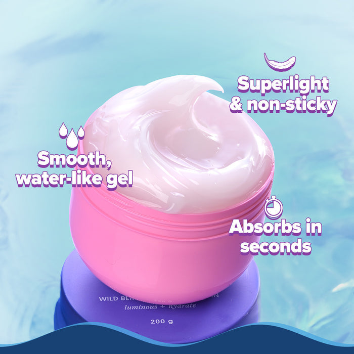 Illuminate cream texture with wild berries and alpha arbutin