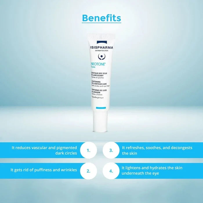 Isispharma Neotone Lightening Eye Contour Care 15ml - Benefits