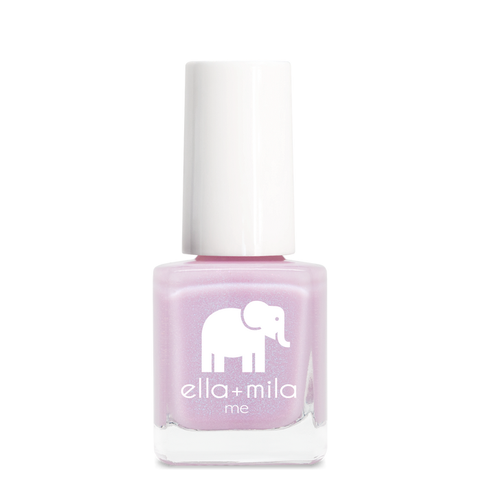 Isla View lavender pink shimmer nail polish bottle – ella+mila