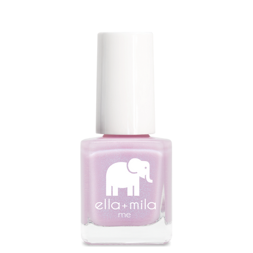 Isla View lavender pink shimmer nail polish bottle – ella+mila