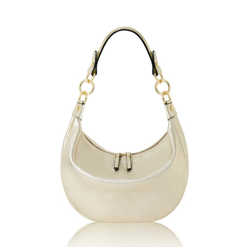 Italian Genuine Leather Crescent Shoulder & Crossbody Bag