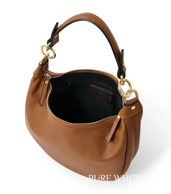 Italian Genuine Leather Crescent Shoulder & Crossbody Bag