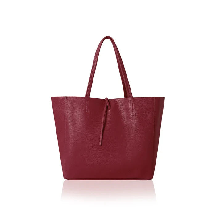 Italian Handmade Genuine Leather Oversized Tote Bag