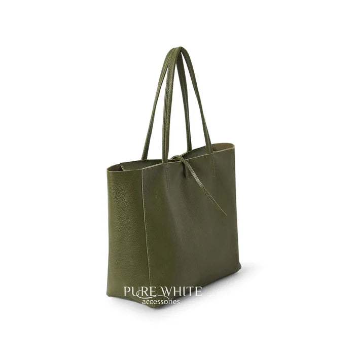 Italian Handmade Genuine Leather Oversized Tote Bag