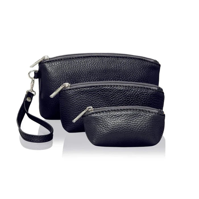 Italian Leather Pouches Set of 3 PS533
