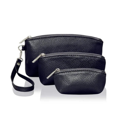 Italian Leather Pouches Set of 3 PS533