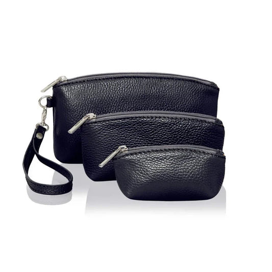 Italian Leather Pouches Set of 3 PS533