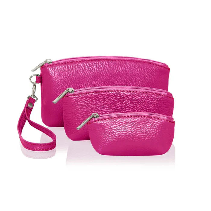 Italian Leather Pouches Set of 3 PS533