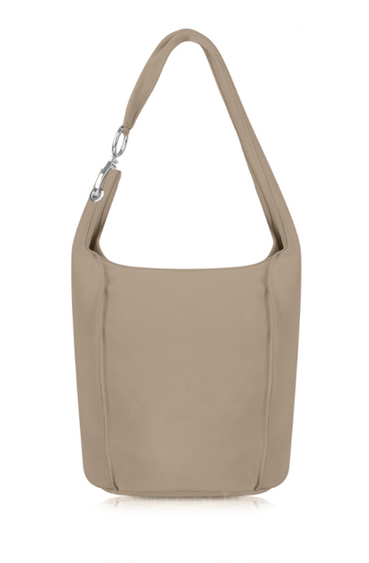 Italian Suede Hobo Bag Everyday Practical Leather Hobo Bag Large Shoulder Bag