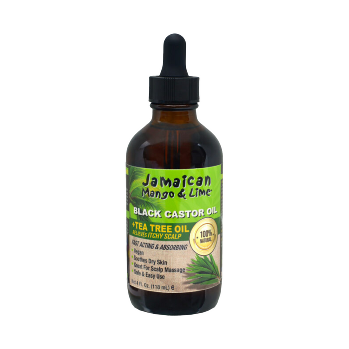Jamaican Mango & Lime Black Castor Oil [Tea Tree Oil] 4oz