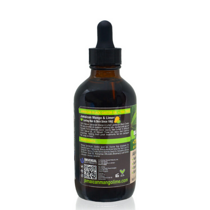 Jamaican Mango and Lime Jamaican black castor oil tea tree amber dropper bottle hair care treatment