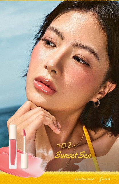 JOOCYEE Summer Fizz Collection Essential Oil Glossy Lip Gloss T5968
