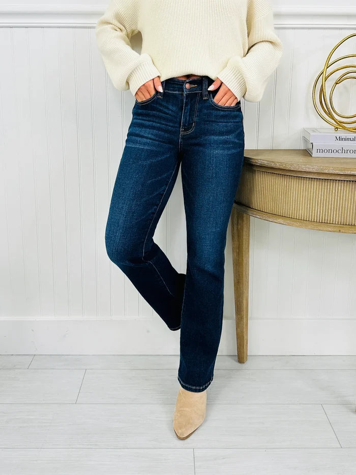 Judy Blue Mid Rise Dark Wash Classic Bootcut