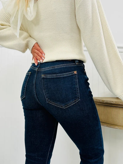 Judy Blue Mid Rise Dark Wash Classic Bootcut