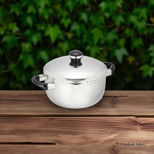 Jutoku Double-Handled Pot 22cm