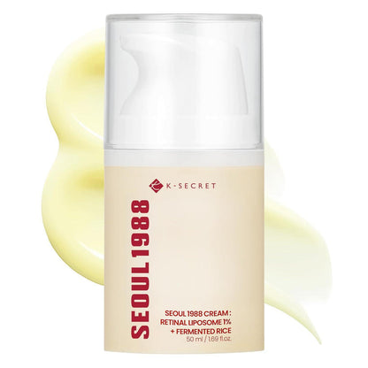 K-SECRET SEOUL 1988 Cream: Retinal Liposome 1% + Fermented Rice 50 mL