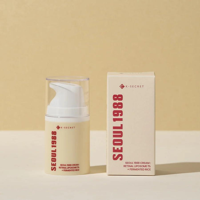 K-SECRET SEOUL 1988 Cream: Retinal Liposome 1% + Fermented Rice 50 mL