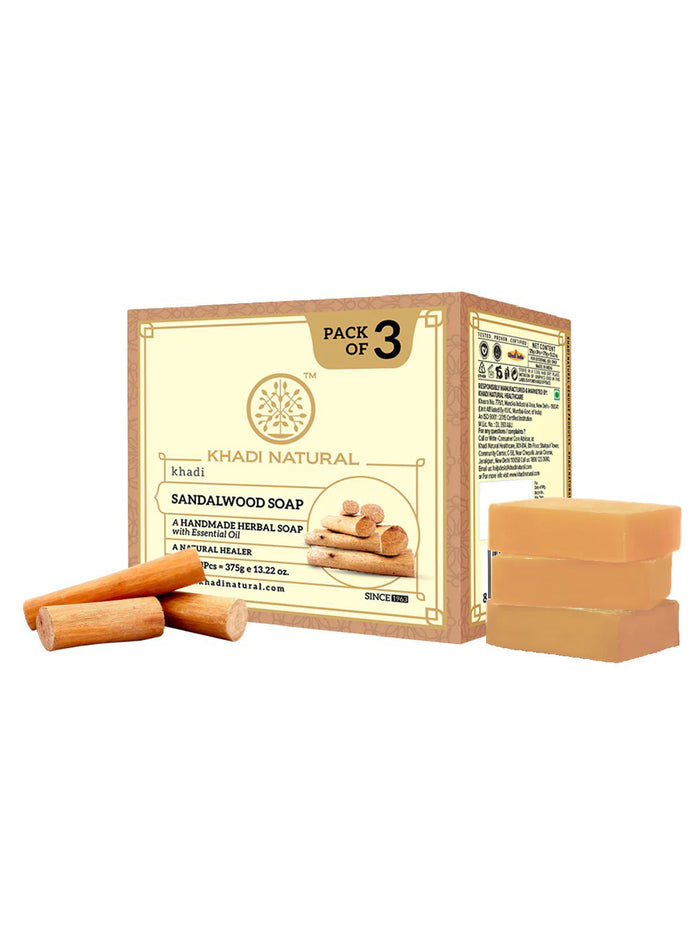 Khadi Natural Sandalwood Soap (125g)