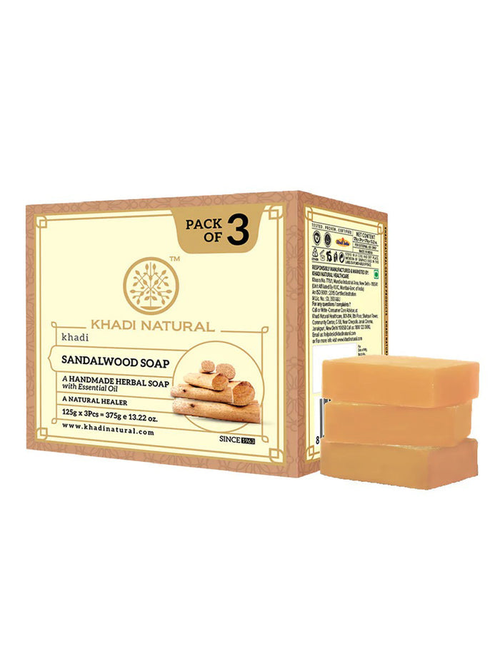 Khadi Natural Sandalwood Soap (125g)