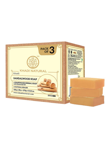 Khadi Natural Sandalwood Soap (125g)