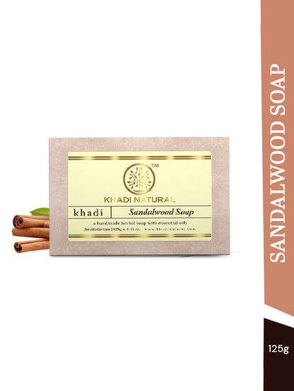Khadi Natural Sandalwood Soap (125g)