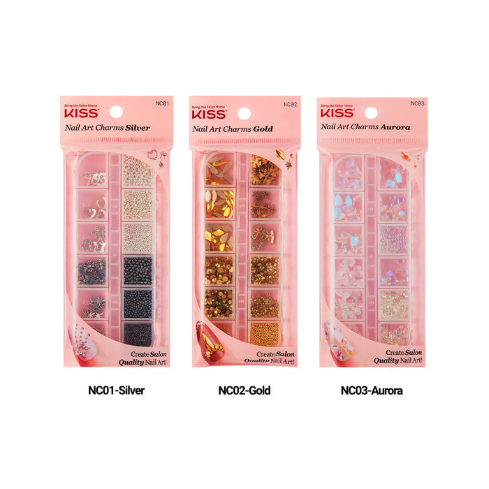 Kiss Nail Art Charms