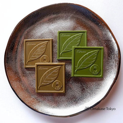 Kiyosen Matcha + Hojicha Sweets Chocolate Bar 10 pieces