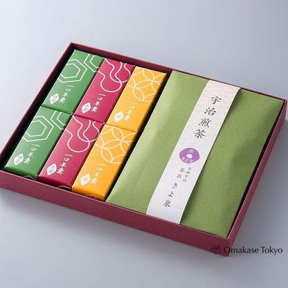 Kiyosen Yokan Japanese Sweets Gift set (Matcha, Chestnut, Azuki Red Bean) 6 pieces
