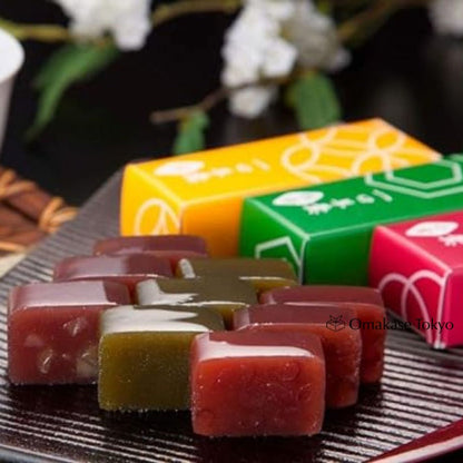 Kiyosen Yokan Japanese Sweets Gift set (Matcha, Chestnut, Azuki Red Bean) 6 pieces