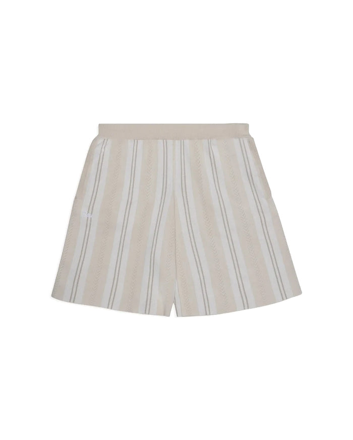 Knitted Football Shorts Oatmeal