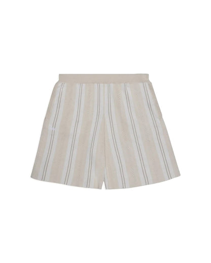 Knitted Football Shorts Oatmeal