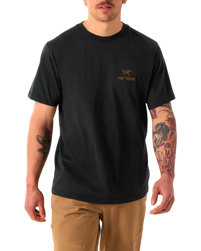 Kragg SL Cotton Bird Shirt SS 24K Black