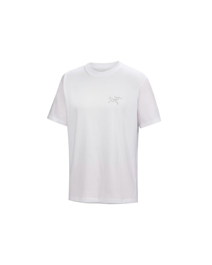 Kragg SL Cotton Bird Shirt SS White Light / Black
