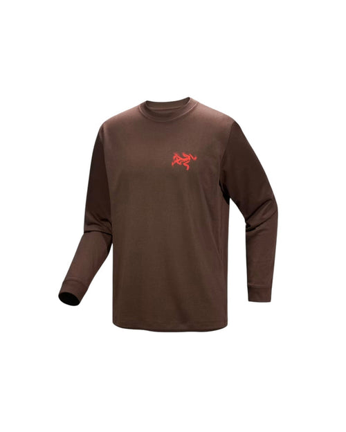 Kragg SL Cotton Bird Tile Shirt LS Carob / Dynasty
