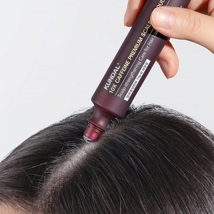 Kundal 10X Caffeine Strengthening Scalp Serum 10ml كوندال 10X مصل الكافيين لتقوية فروة الرأس - Princess Cosmetics Qatar