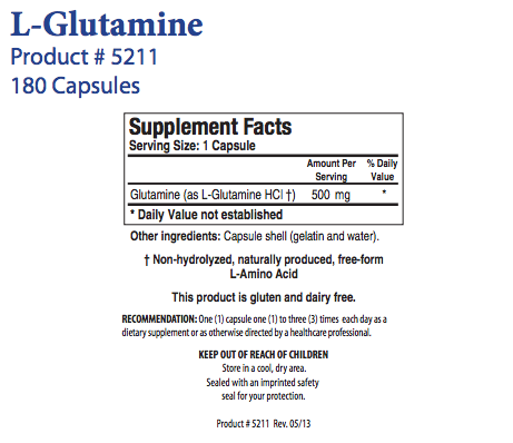 L-Glutamine by Biotics Research