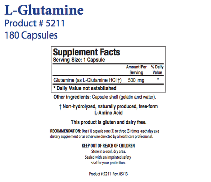 L-Glutamine by Biotics Research