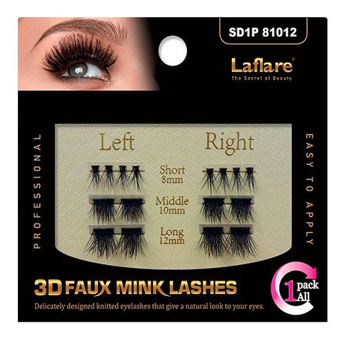 Laflare 3D Faux Mink Eyelashes - ikatehouse