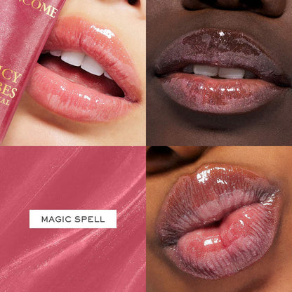 Lancôme Juicy Tubes Original Lip Gloss in various shades, featuring glossy, hydrating finish and smooth applicator.
