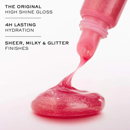 Lancôme Juicy Tubes Original Lip Gloss in various shades, glossy finish, new in box, showcasing the vibrant, shiny lip glosses.